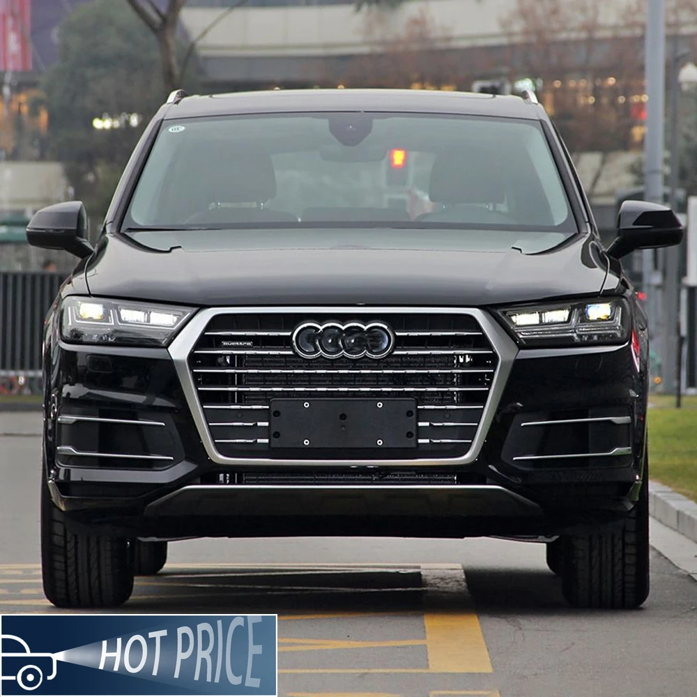 لأودي Q7 2016-2019 مجموعة المصابيح الأمامية للسيارات ترقية LED المصابيح الأمامية العارض عدسة التوصيل والتشغيل أدوات السيارات الملحقات