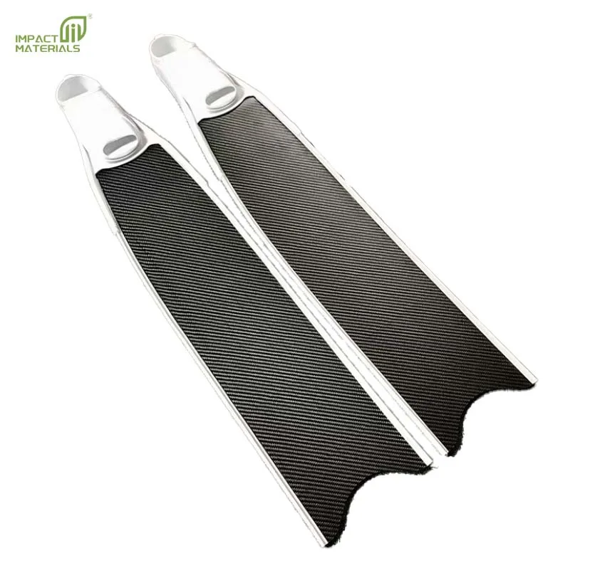 New Model Customized Carbon Fiber Fins Carbon Fiber Fins Freediving Long Blade Fins Carbon Fiber