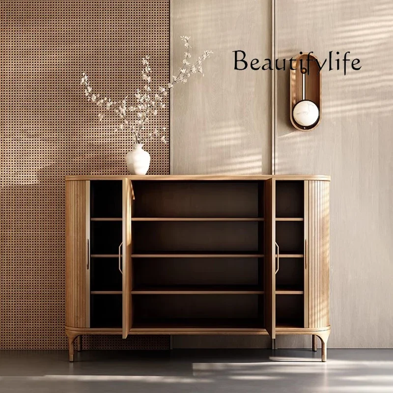 Ss-zapatero nórdico de diseño para sala de estar, caja de torre de madera, estante para zapatos, pasillo de entrada, Archivadores modernos, muebles para el hogar