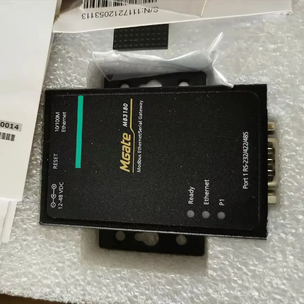

1-port Standard Modbus Gateway, RS232/422/485, 3180 MB3180