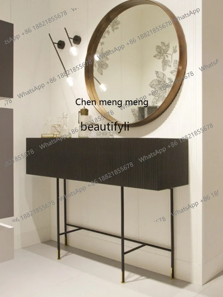 new LBX Italian Entry Console Tables, Modern Simple and Light, Luxury Corridor Side Table, Side View Table ss 26