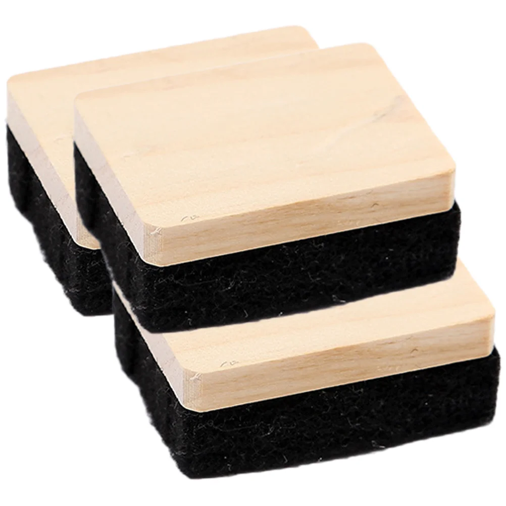 

3 Pcs Dry Eraser for Black Boards Best Blackboard Chalk Erasers School White Chalkboard No Trace Office