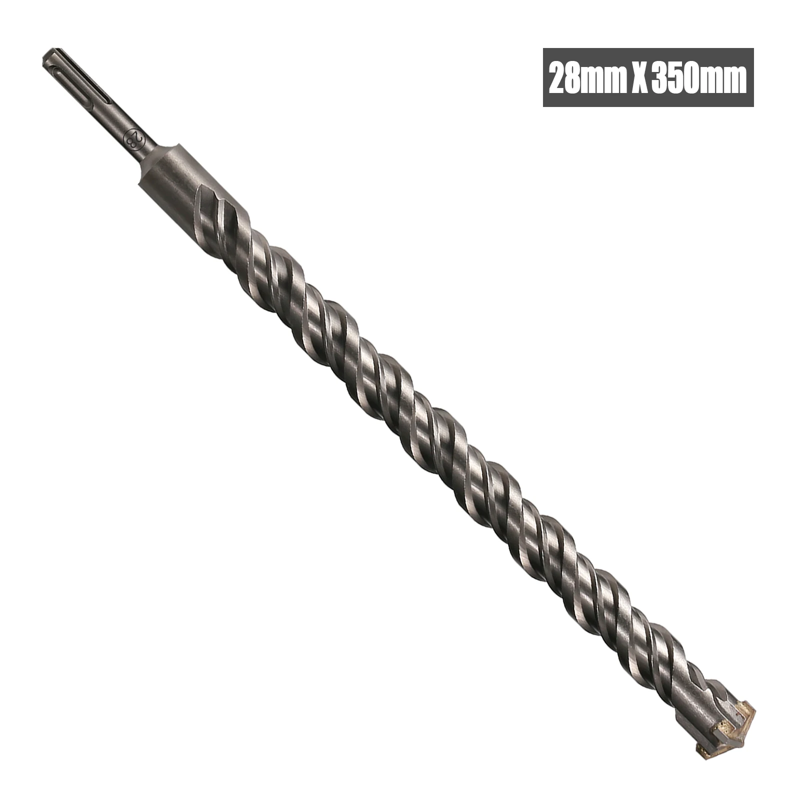 1 Stück Beton-SDS-Plus-Bohrer 6-28mm Kreuzschneiderkopf Doppelschneckenhammer 350mm Wandziegelblock Elektrohammer Mauerbohrer – Detail 18