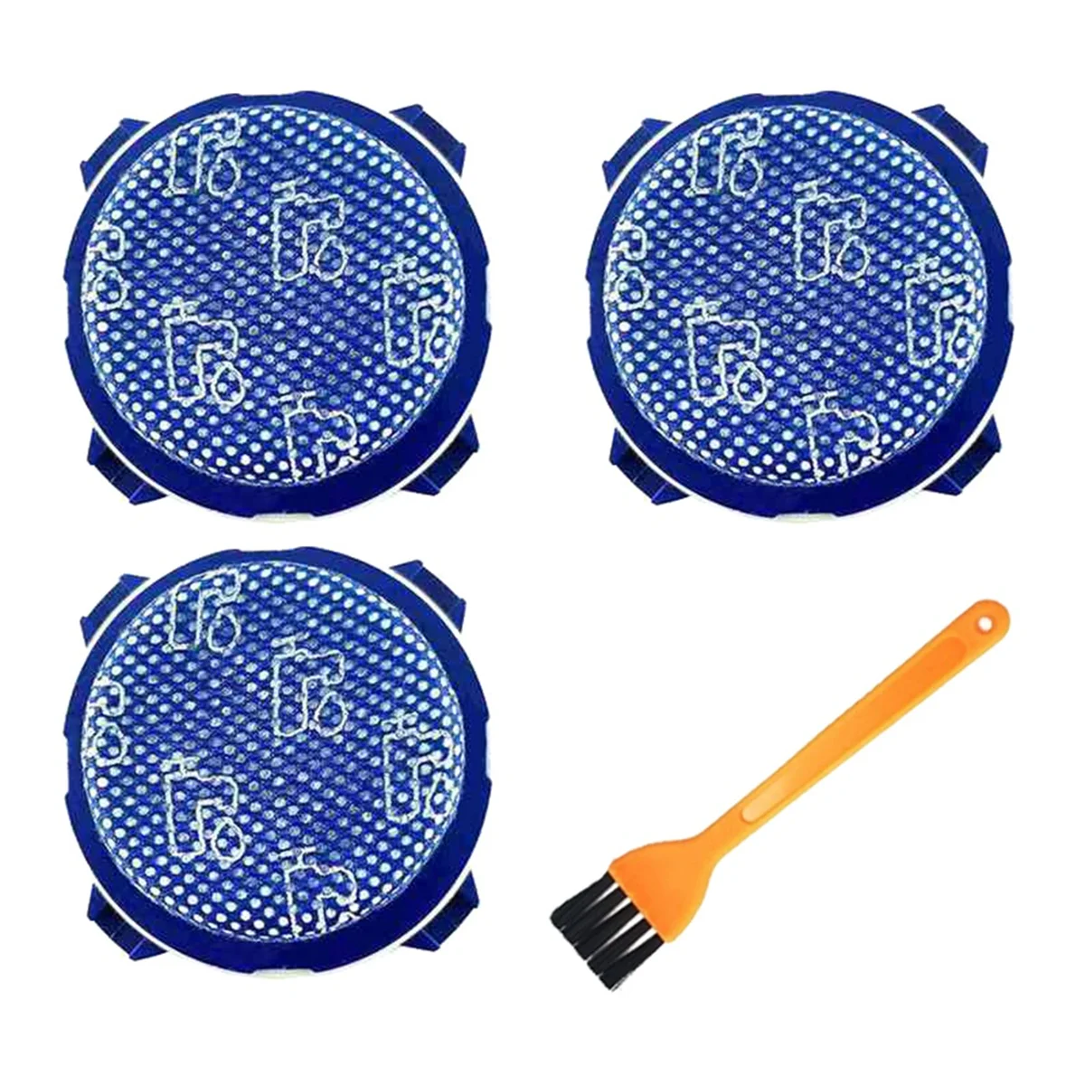 1Set Washable Filters for SAMSUNG Jet 75 Jet 90 Jet 70 Jet 75+ Jet 60 VS9000RL Vacuum Cleaner, Replace No. DJ97-02649A-C