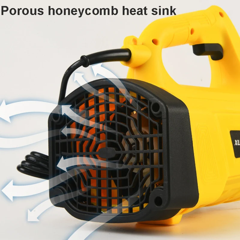 Imagem -03 - Ventilador de Alta Potência Industrial Pistola de Tempestade Ventilador de Lâmina Elétrico Forte Removedor de Poeira de Neve Ventilador de Árvore