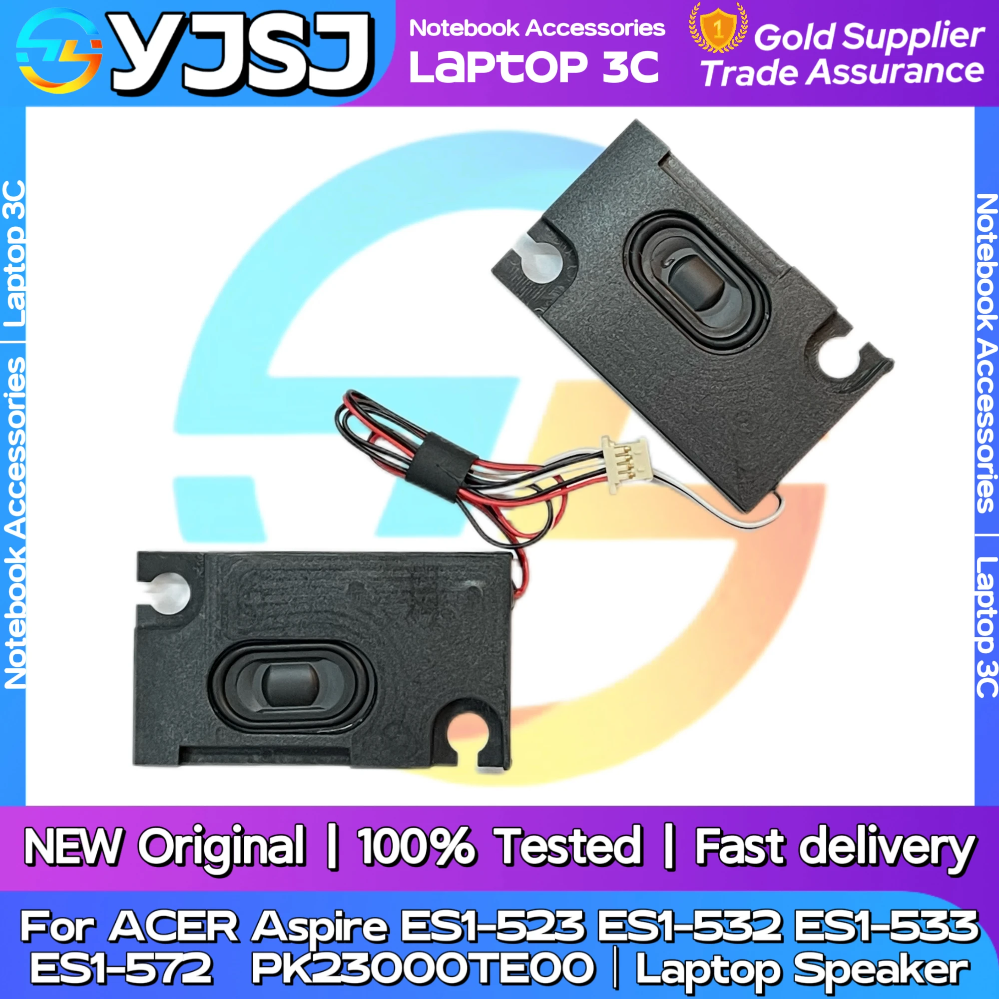 

New GENUINE Original Laptop Speaker For Acer Aspire ES1-523 ES1-532 ES1-533 ES1-572 built-in speaker horn audio PK23000TE00