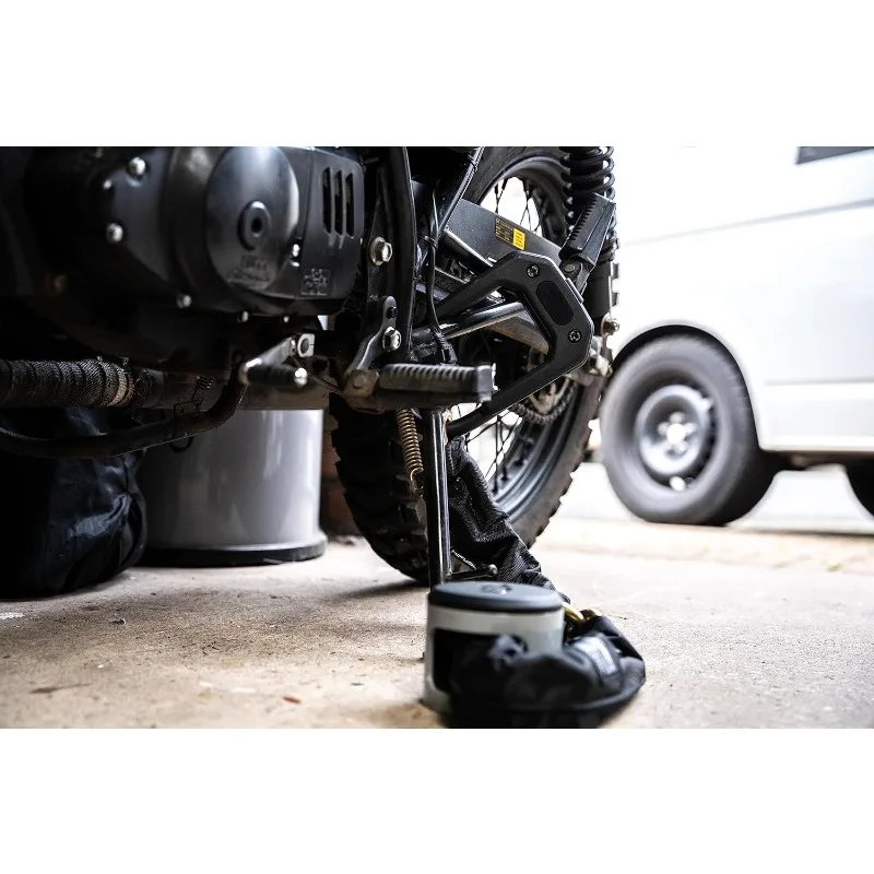 Cadeado de bicicleta Hiplok DXXL com corrente de segurança máxima e trava em U para motocicletas e bicicletas