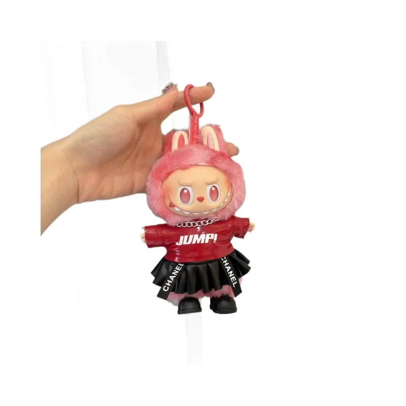 

For Labubu Clothes 17cm Outfit Accessories for The Monster Korea girl group Labubu Idol V1 V2 V3 Clothing Cool fashion clothes