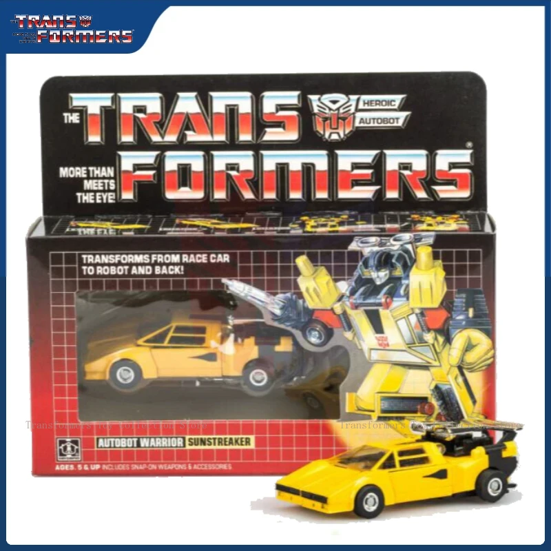 

Spot Classic Transformer G1 Series Sunstreaker ko Movie Anime Character Handmade Model Toy Gift Collection Birthday Gift