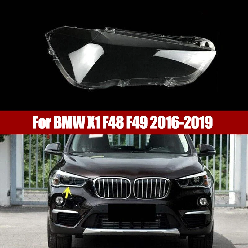 

Car Headlight Clear Lens Cover Head Light Lamp Lampshade Shell Lampcover For BMW X1 F48 F49 2016 2017 2018 2019