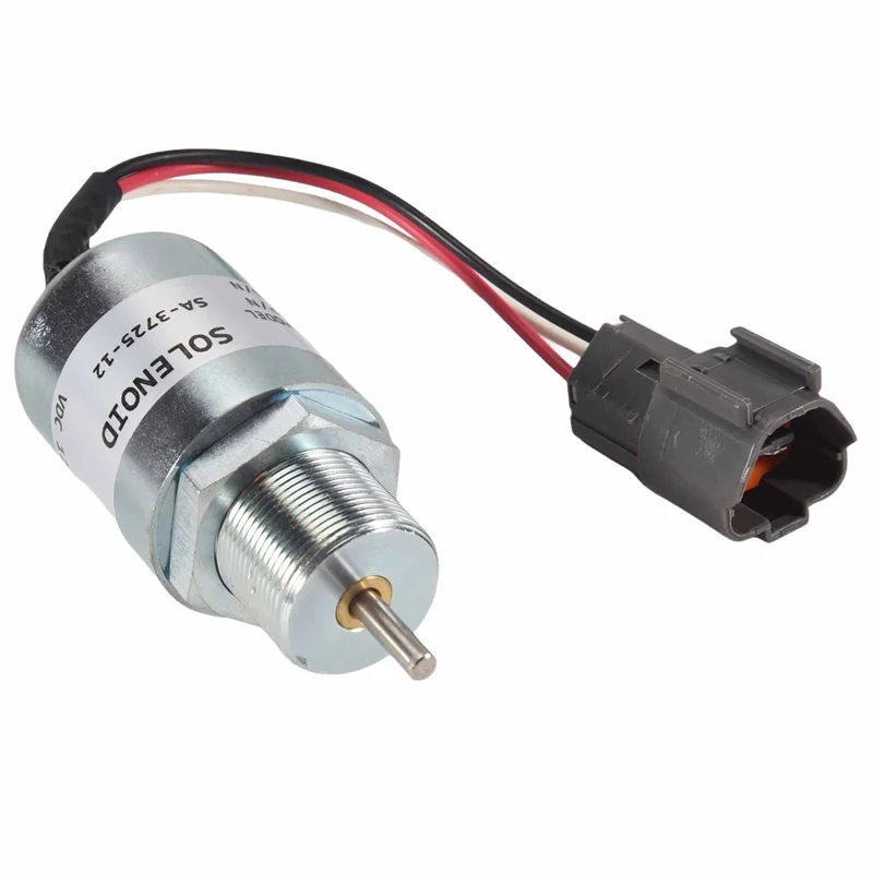Solenoide de apagado de combustible SA-3725-12 30A87-00040 para motor Mitsubishi L2E L3E S3L S4L Volvo EC15 Toro 223D Mahindra 12VDC-M54K