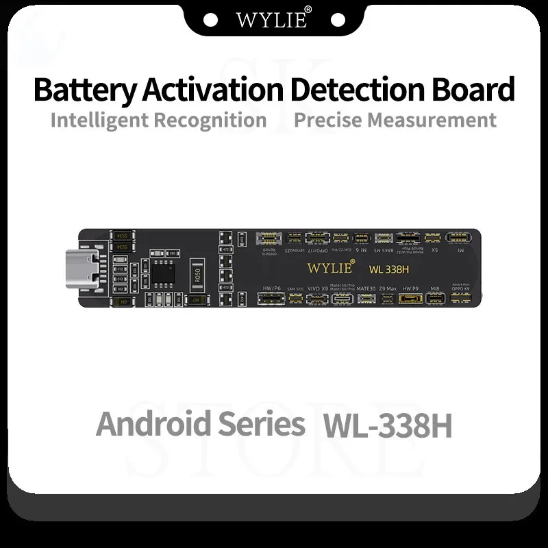WYLIE WL-338S WL-338H لوحة كشف تنشيط البطارية آيفون 5-15PM أندرويد بنقرة واحدة تفعيل حماية ماس كهربائى
