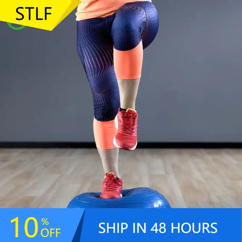 

YTYIN Manufacturer Anti Slip Surface Eco Friendly PVC Durable Customized Training Exercise Balance Trainer Half Ball