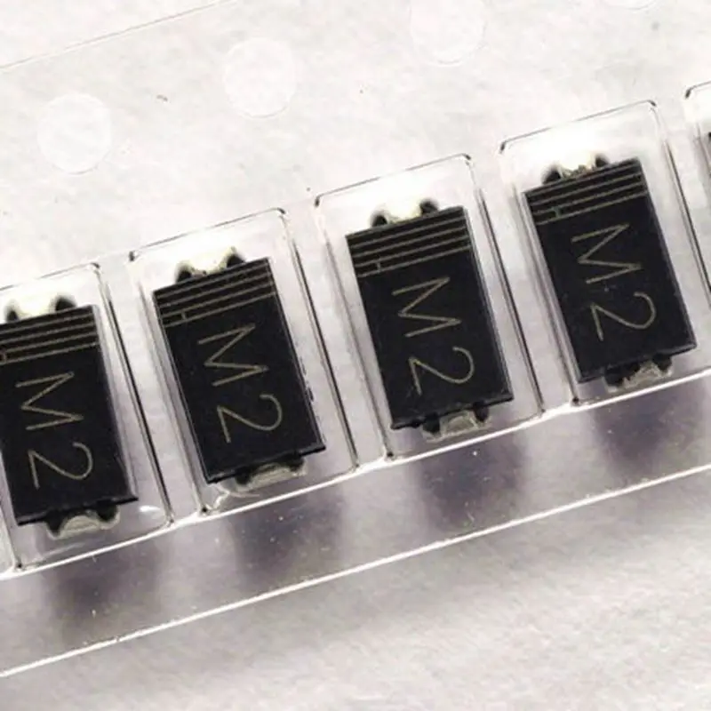 100pcs 1n4002 In4002 M2 1a/100v Sma Do-214ac Diodo Retificador