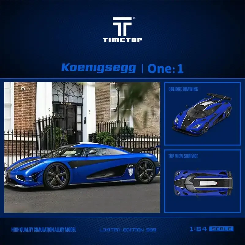 

(Pre-order) TimeTop 1:64 Koenigsegg one1 limited999 Diecast Model Car