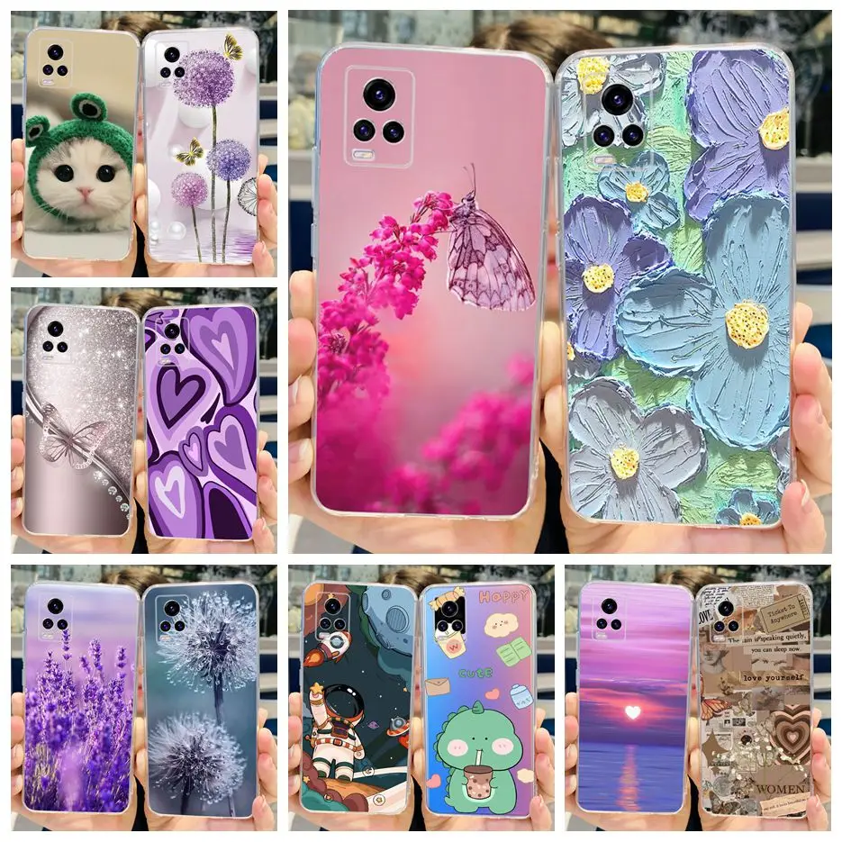 For Vivo V20 Case V2025 V2024 Popular Painted Cover Clear Silicone Soft TPU Phone Case For Vivo V20 2021 V 20 VivoV20 Back Cover