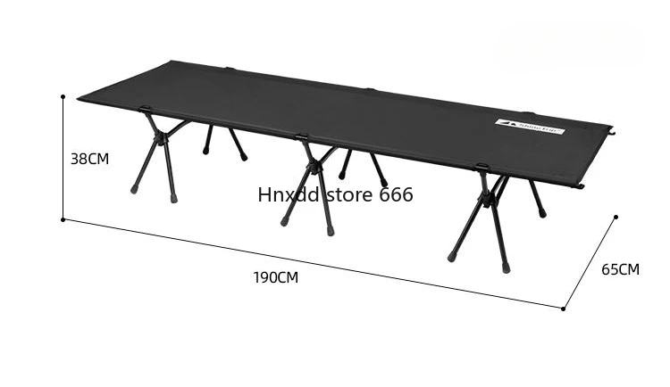 Cama de campamento al aire libre, cama de almuerzo para oficina, acompañante, plegable, portátil, fácil de almacenar