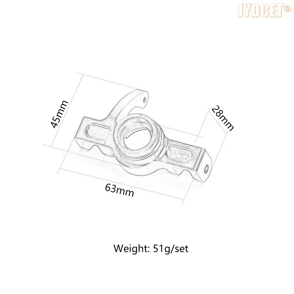 2pcs #85048 Aluminum Front/Rear Knuckle Arm C-HUB Purple for HPI SAVAGE Flux HP 2350 XL X 4.6 5.9 21 25 SS 4.1 3.5