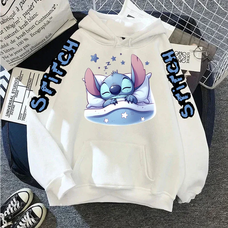 سترات نسائية ذات علامة تجارية فاخرة سترات ديزني ليلو وستيتش هاراجوكو سترات شتوية عصرية يابانية سترات نسائية دافئة