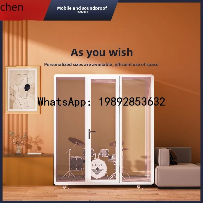 X1 mobile soundproof room, phone booth, recording studio, meeting room, silent cabin, singing room, pet room