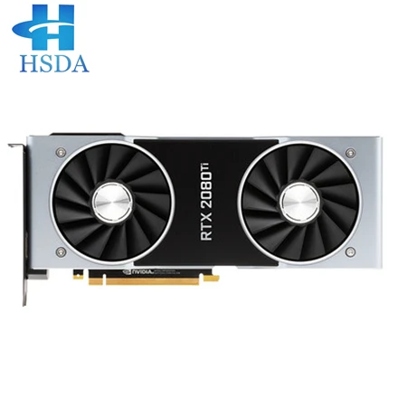 New RTX2080 Ti GAMINGX 11GB GDDR6 Graphics Card with PCI Express Interface Fan Cooler HDMI Output