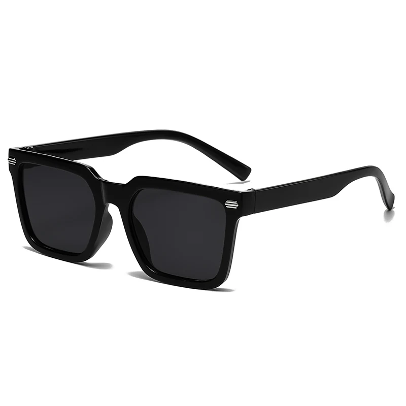 6PCS Black Combination Fashion Versatile Sun Glasses New Trend Summer Travel Sunglasses