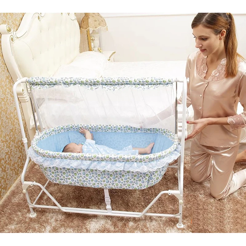 electric rocking crib with remote control