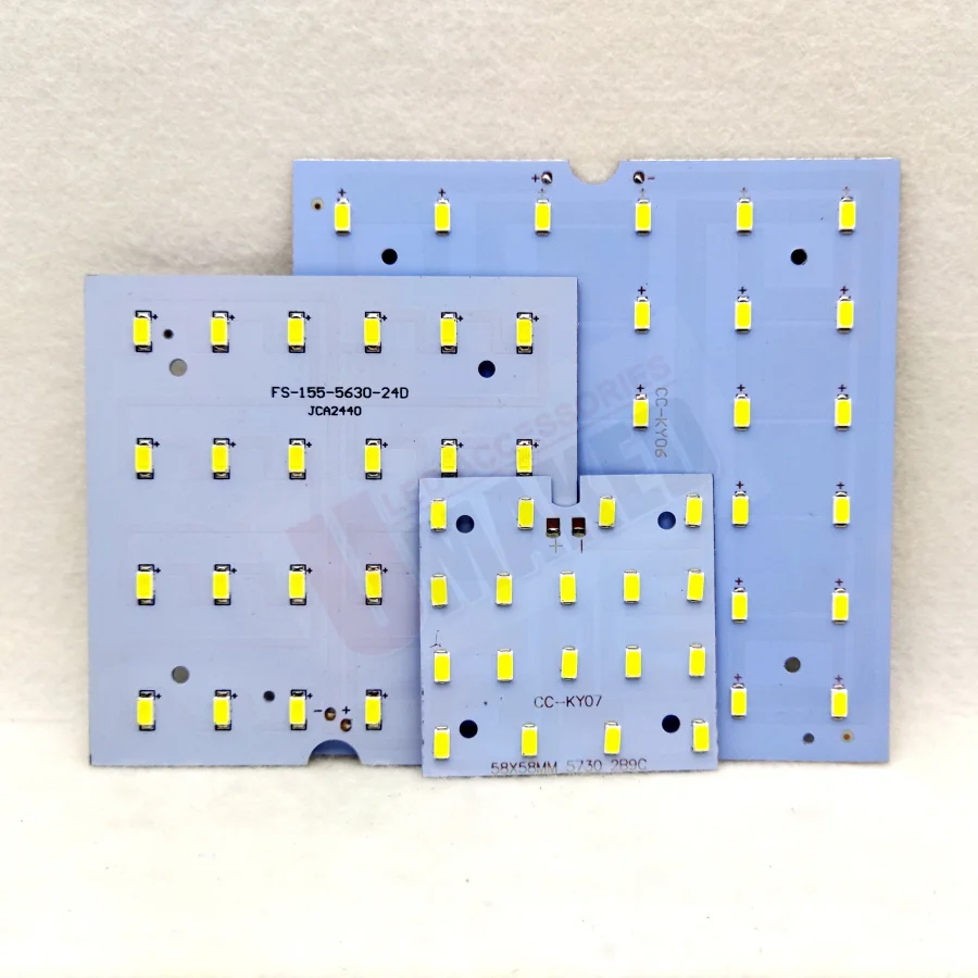 10pcs 6W 9W 12W 18W led ceiling light, led pcb with 5730 for bulb light, aluminum plate base with smd5730 chip