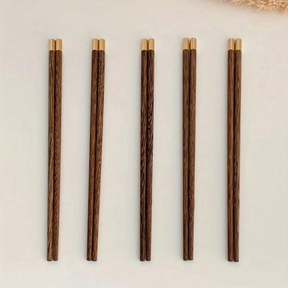 Red Sandalwood Chopsticks, Reusable Natural Wooden Chopsticks, Antibacterial Anti-mildew High Temperature Solid Wood Chopsticks