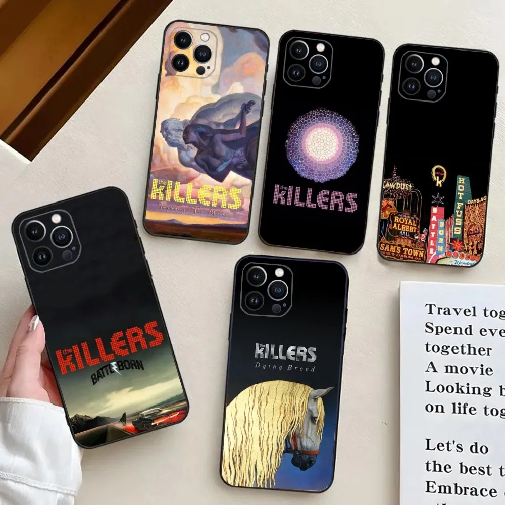 Band The Killers  Phone Case For iPhone 15,14,13,12,11,Plus,Pro Max,XS,X,XR,SE,Mini,8,7 Soft Silicone Cover