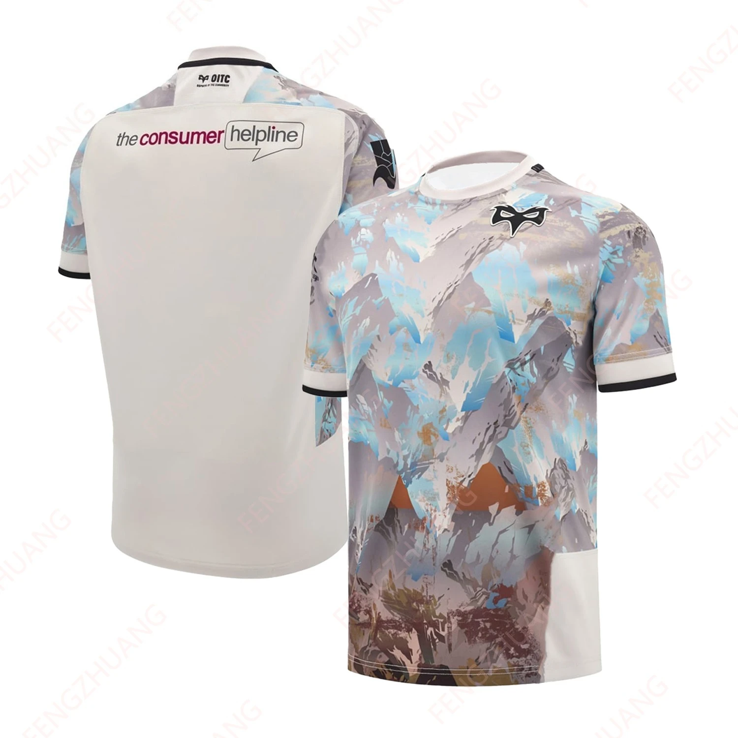 

2025 New Football Shirt Quick-drying Osprey Sweat-absorbing Outdoor Jersey Classic Summer Tight-fitting Quick-drying T-shirt