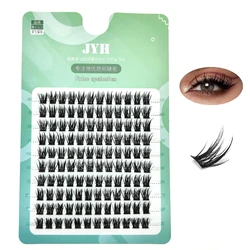 DIY Feather Clusters Lashes Extensions 120 Volume Self-Adhesive Eyelashes Makeup Lash Bundles Natural Soft Segmented Eyelashes