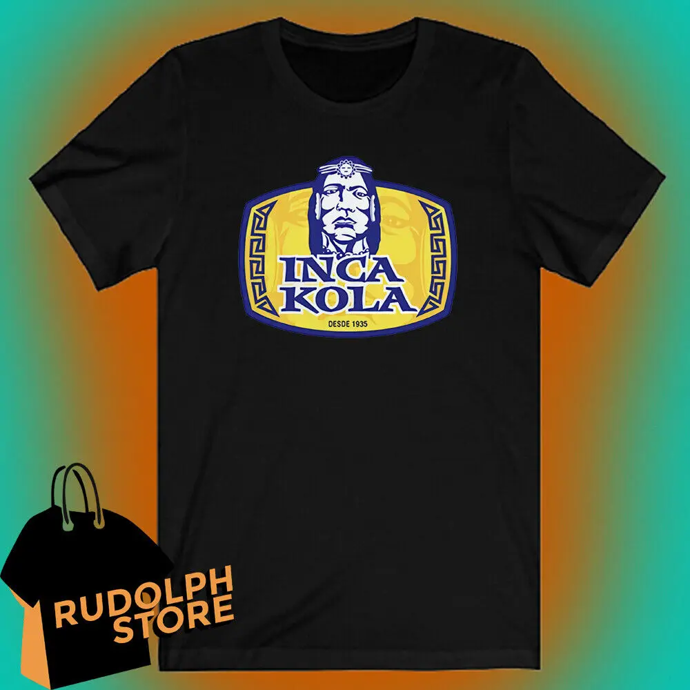 

Inca Kola Soft Drink Men's Black T-shirt Size S to 5XL