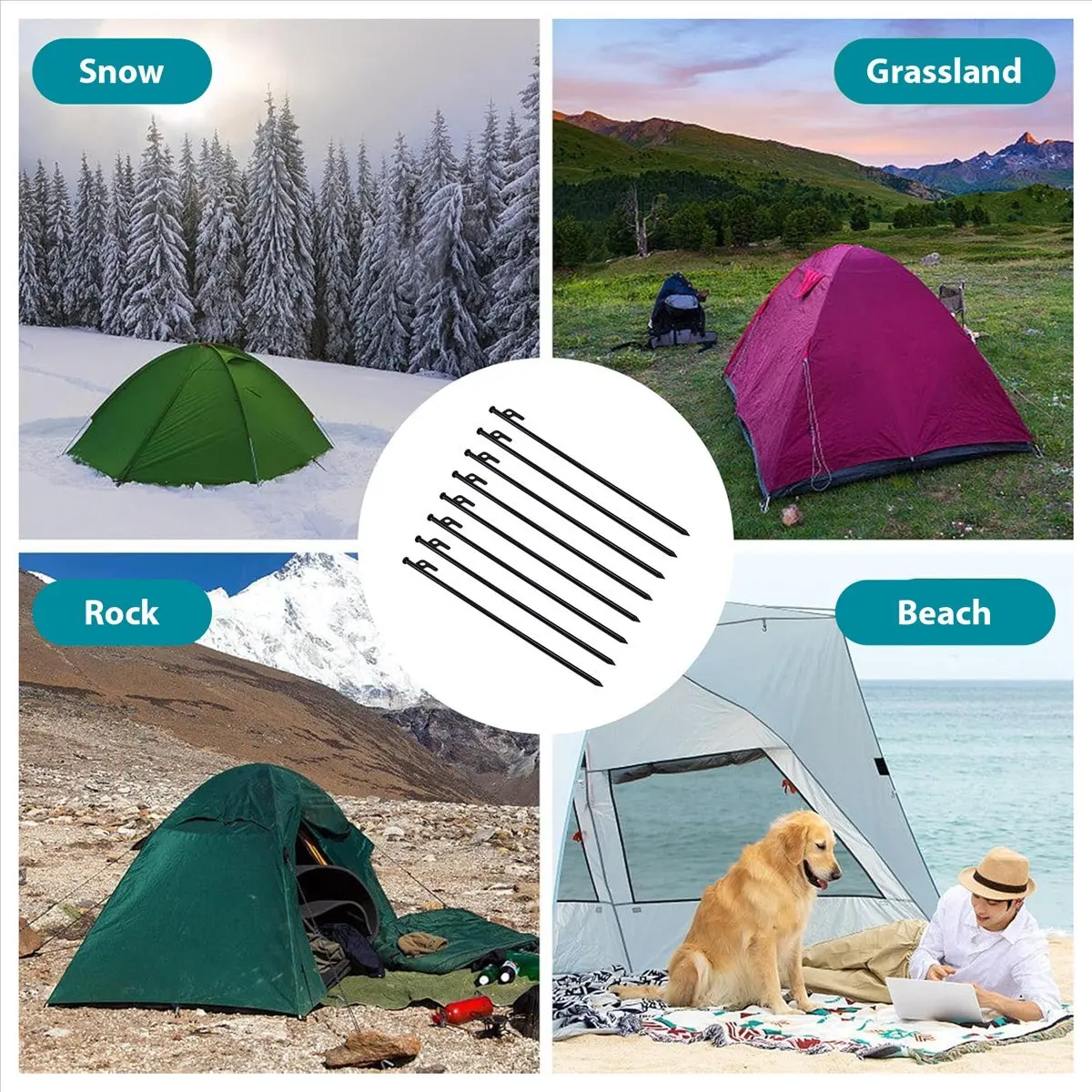 sports-8-pack-tent-stakes-heavy-duty-metal-tent-pegs-for-camping-steel-tent-stakes-unbreakable-and-inflexible40cm