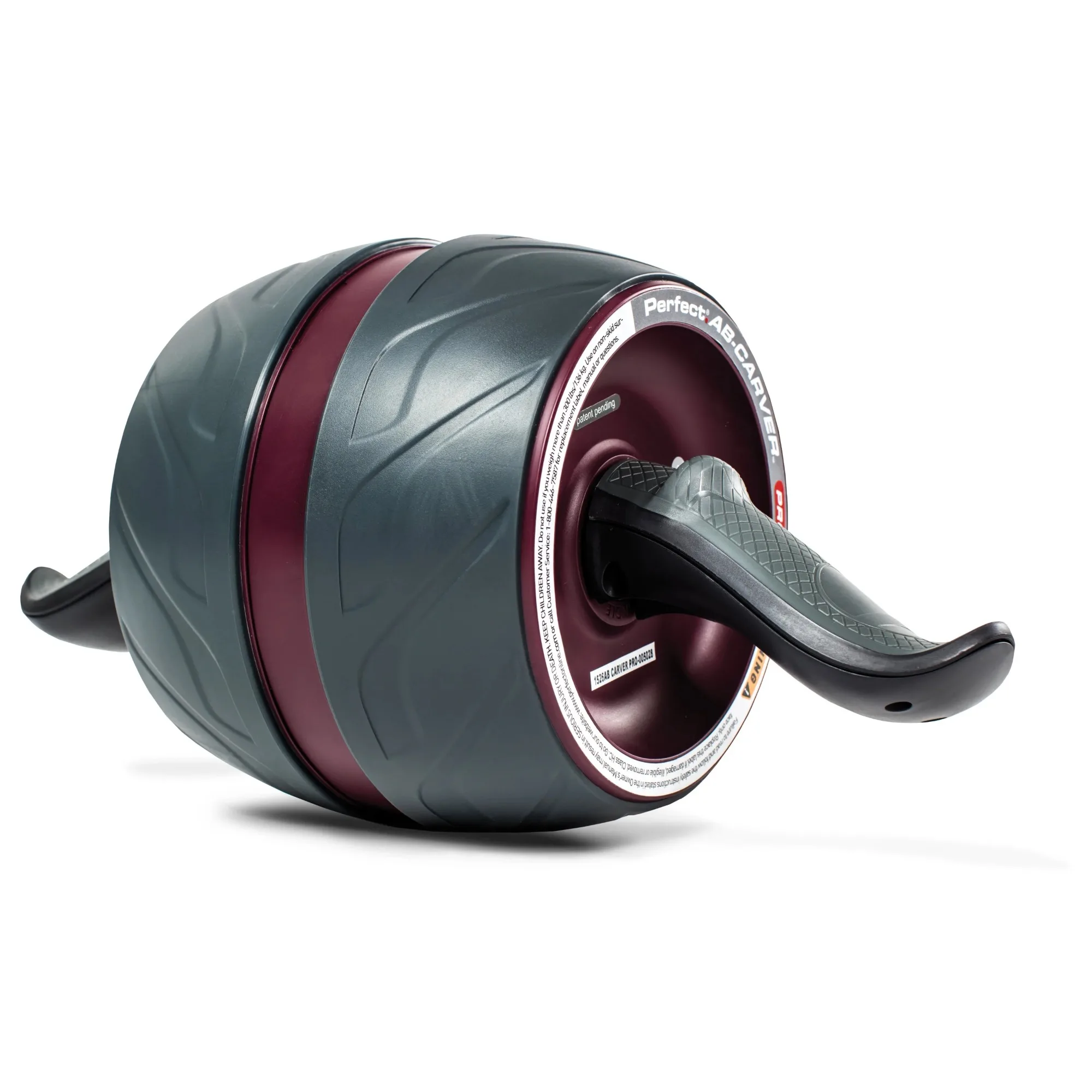 Roda de rolo Ab ultra-larga com resistência integrada para ajudar a maximizar treinos de núcleo