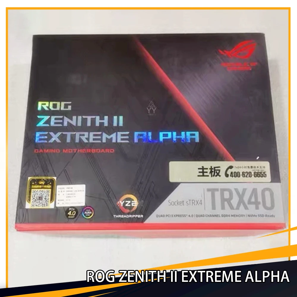 ROG ZENITH II EXTREME ALPHA For ASUS Z2EA E-ATX RGB DDR4 Support X3960 X3990 Desktop Motherboard