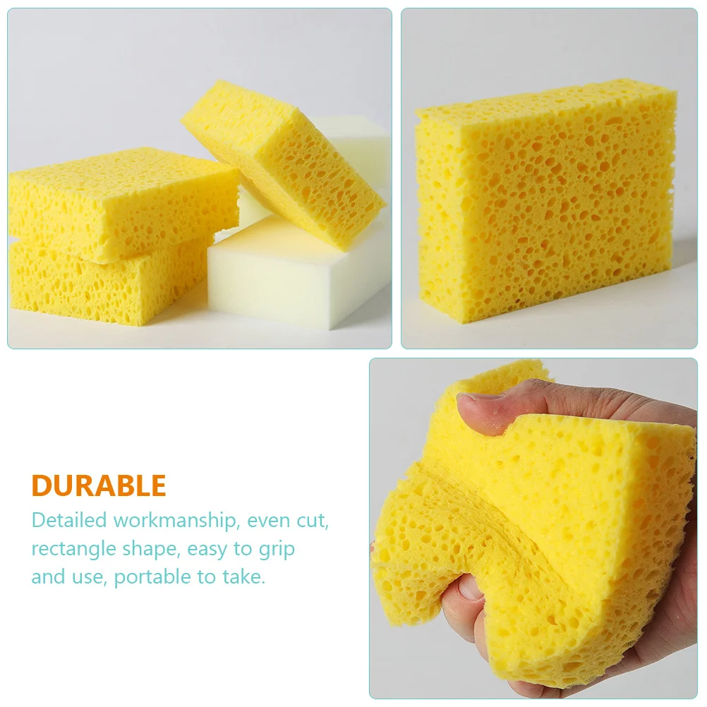 

4Pcs Pottery Sponges Professional Multi Functional DIY Art Rectangle Clay Sponge Tools for Kids Crafts Painting