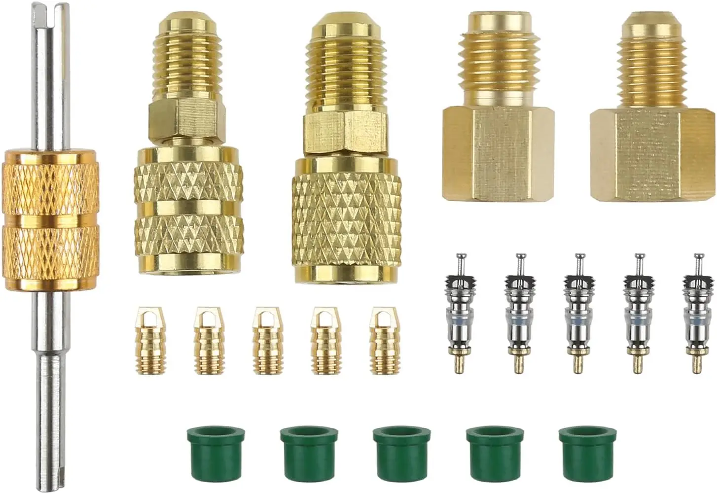 20pcs/set Mini Split R410A R134A Adapters 5/16