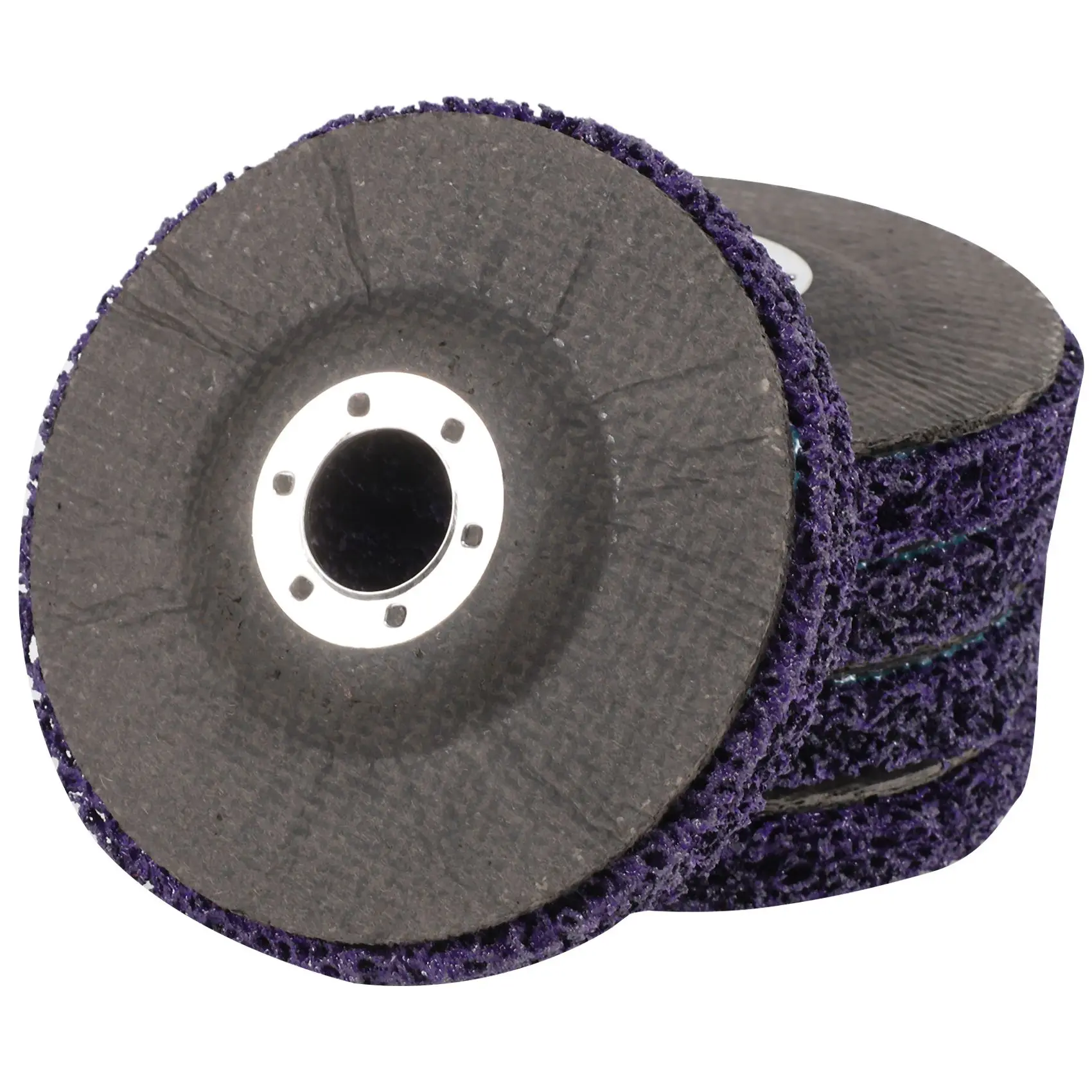 AF93-5Pcs Disco de tira de amoladora de rueda abrasiva, disco de tira de polietileno de 125 Mm, eliminación de óxido de pintura de rueda, limpieza para eliminación de amoladora angular