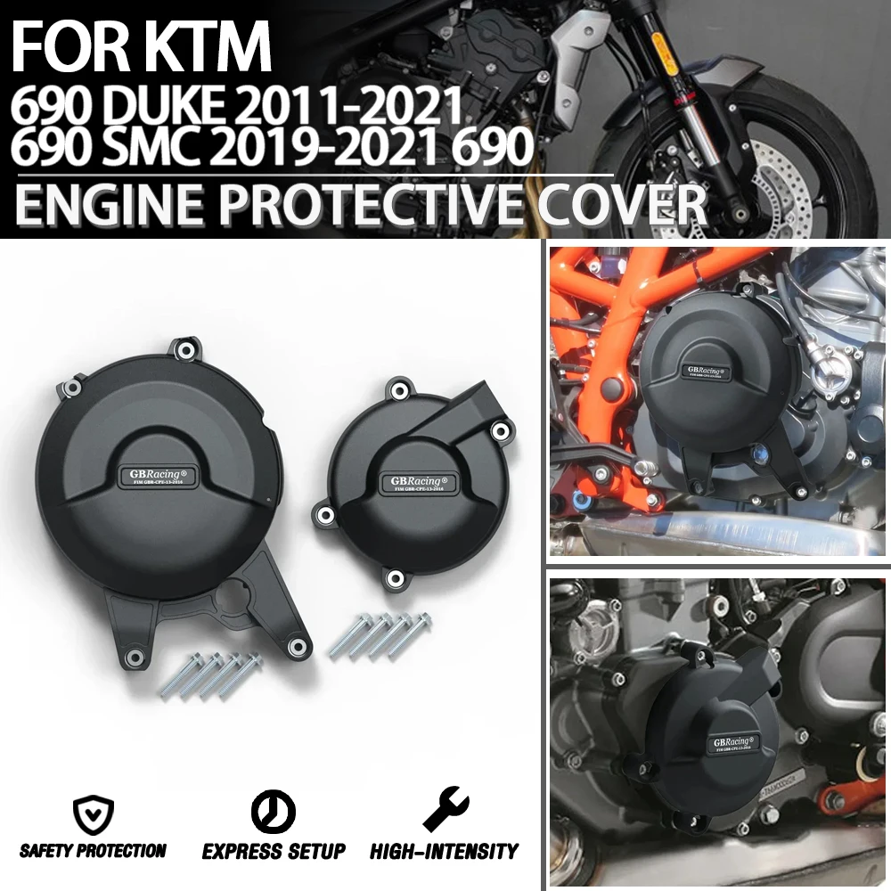 

Для KTM 690 Duke 2011-2021 690 SMC 2019-2021 690/R Enduro 2008-2018 GB гоночный мотоцикл модифицированная крышка двигателя защитная крышка