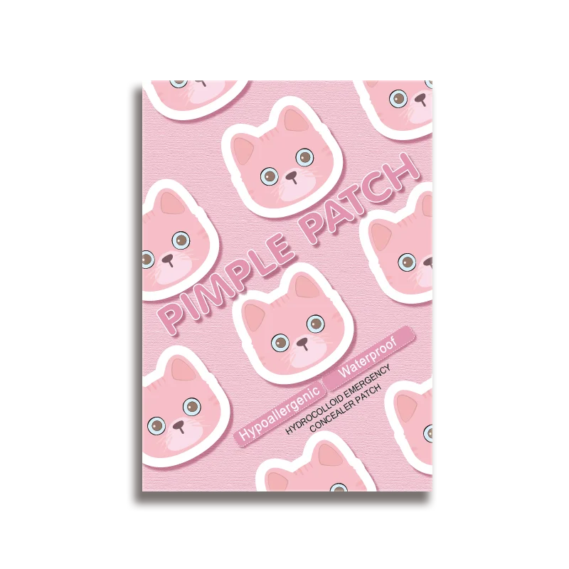 600 قطعة من رقعة حب الشباب الكرتونية، رقعة خافي عيوب الوجه اللطيفة على شكل قطة، آمنة وغير سامة، #6