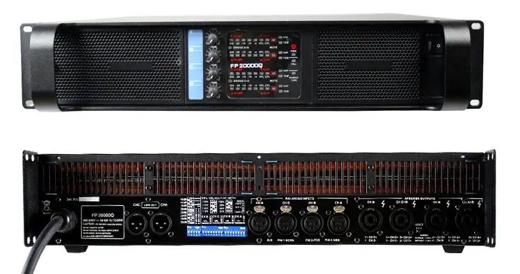 Powerful Amplifier FP22000 4 Channel 2200W Class-TD 2ohm 4500Watts For 18 Or 21 Inch Subwoofer