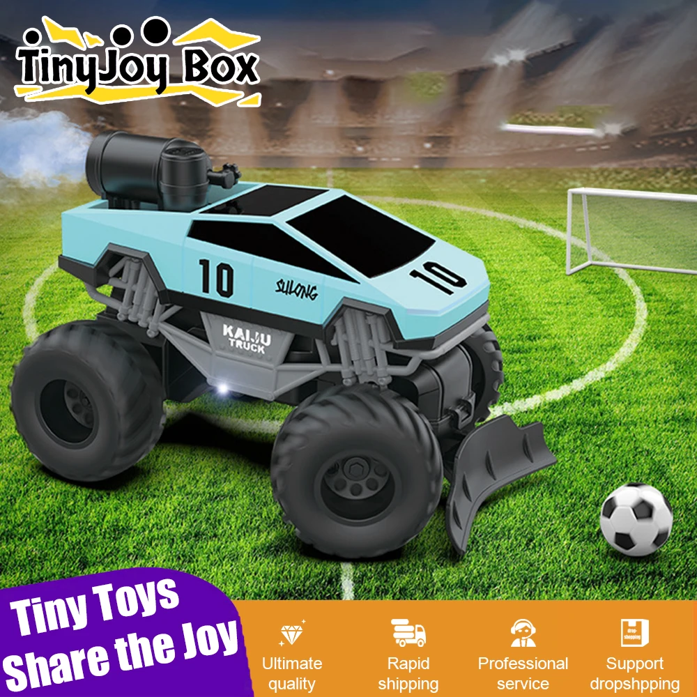 

Football Vehicle with LED Light and Spray 1:24 RC Car Kids Toy 2.4G Remote Control Cars Toys for Boys Children Christmas Gifts