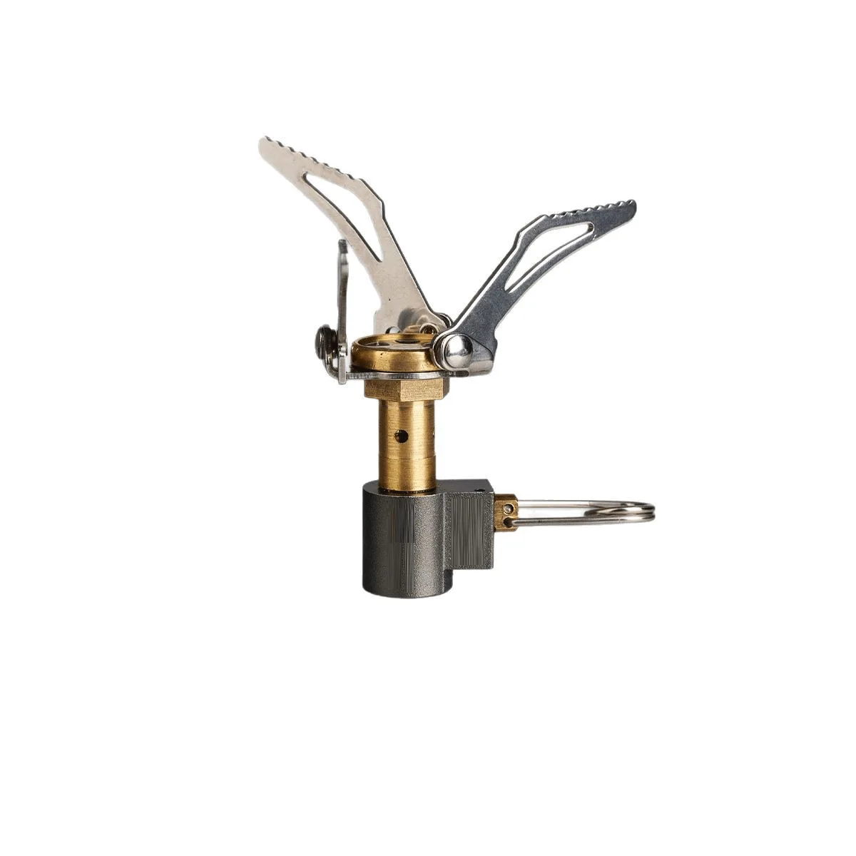 Outdoor camping stainless steel integrated stove mountaineering picnic stove gas stove portable mini stove