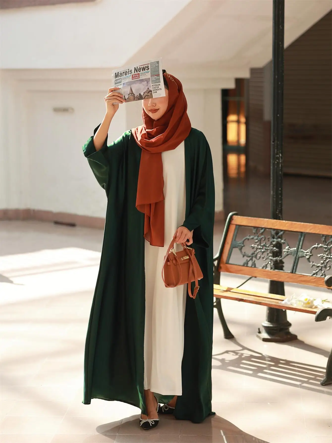 Abaya-Robe musulmane à manches longues pour femmes, caftans ouverts sur le devant, robe maxi ethnique pour Ramadan, vêtements islamiques, Jilbabs