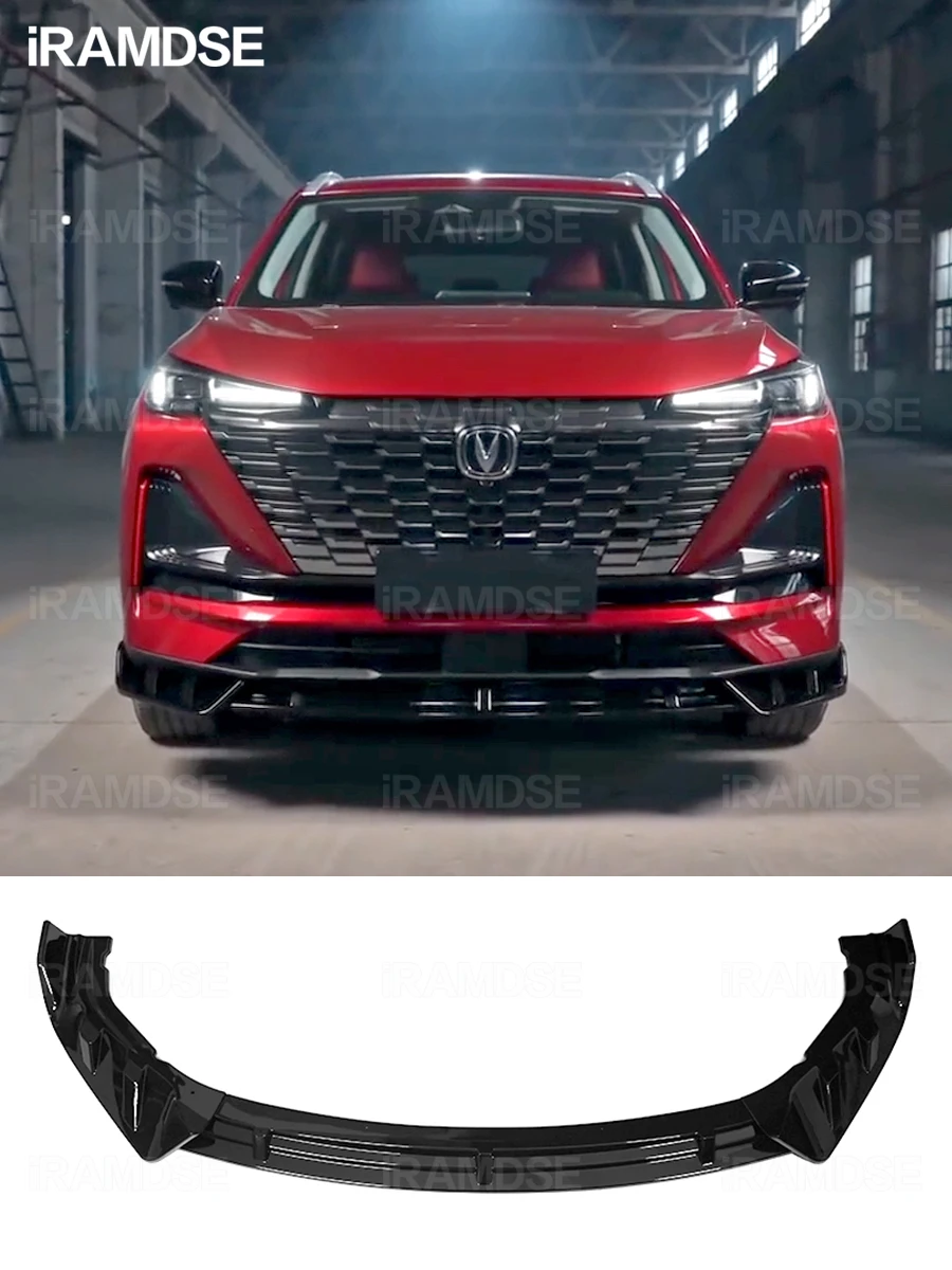 Divisor para CHANGAN UNI-S CS55 Plus difusor trasero alerón de parachoques delantero 2022 2023 faldas Kit de cuerpo de labio Accesorios