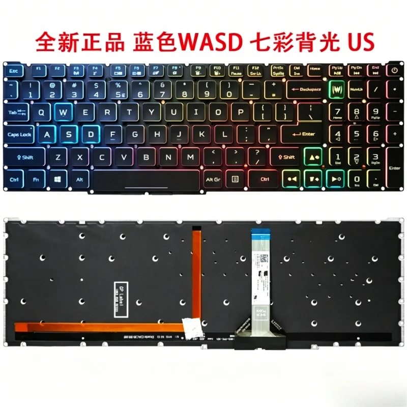 For Acer Nitro 5 AN515-56 AN515-57 AN515-58 AN517-54 AN517-41 Laptop Keyboard US Layout Backlit