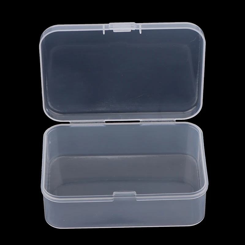 1pc Storage Box 10.5x7.5cm Trannsparent Game Card Box Jewelry Storage Container Board Game Poker