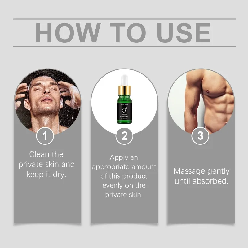 زيت أساسي لترطيب العناية بالجسم لصيانة حيوية للرجال