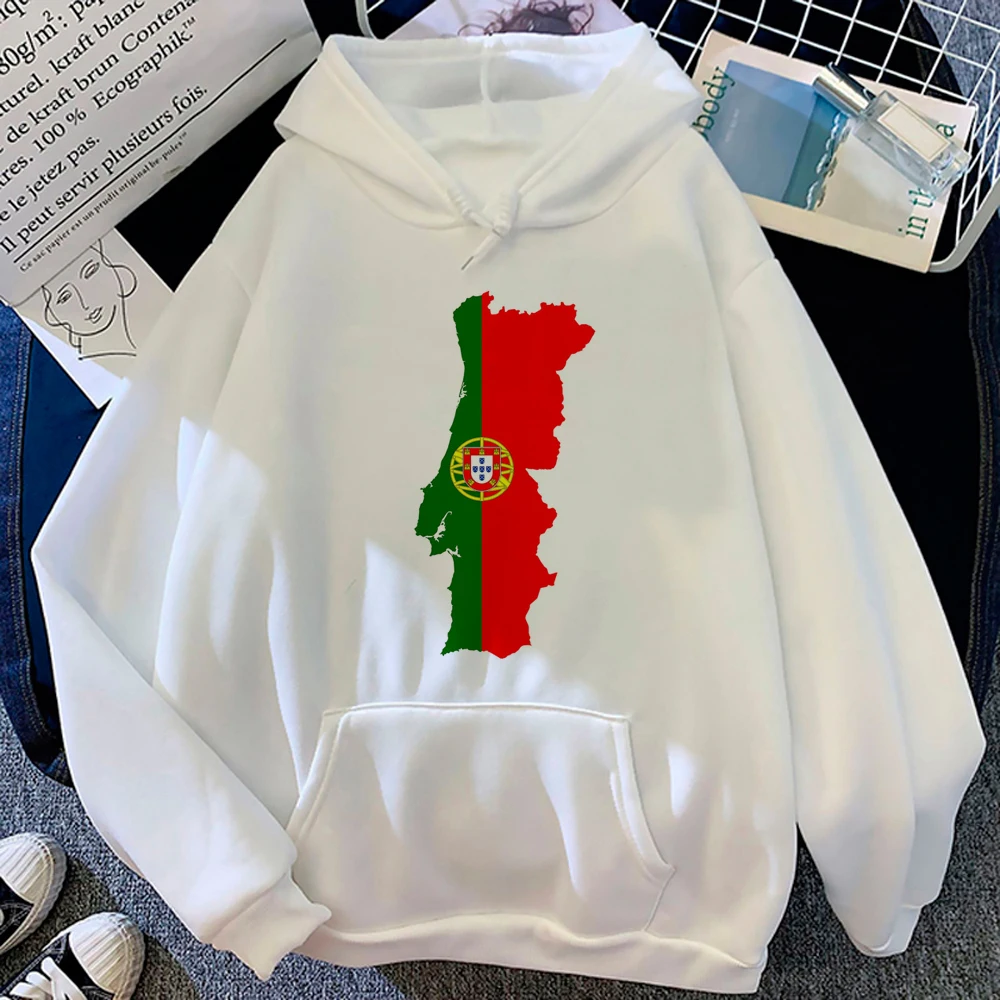 

Portugal hoodies women anime aesthetic Hood female streetwear pulls